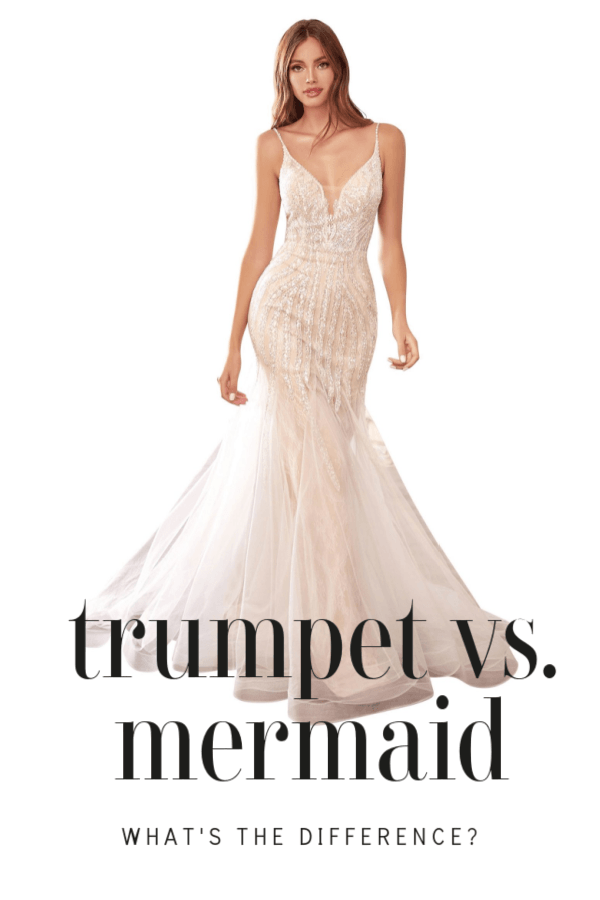 Trumpet vs. Mermaid Dresses, What's the Difference? | NewYorkDress Trumpet vs. Mermaid Dresses, What's the Difference? | NewYorkDress