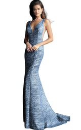 Jovani 45811BG Light Blue