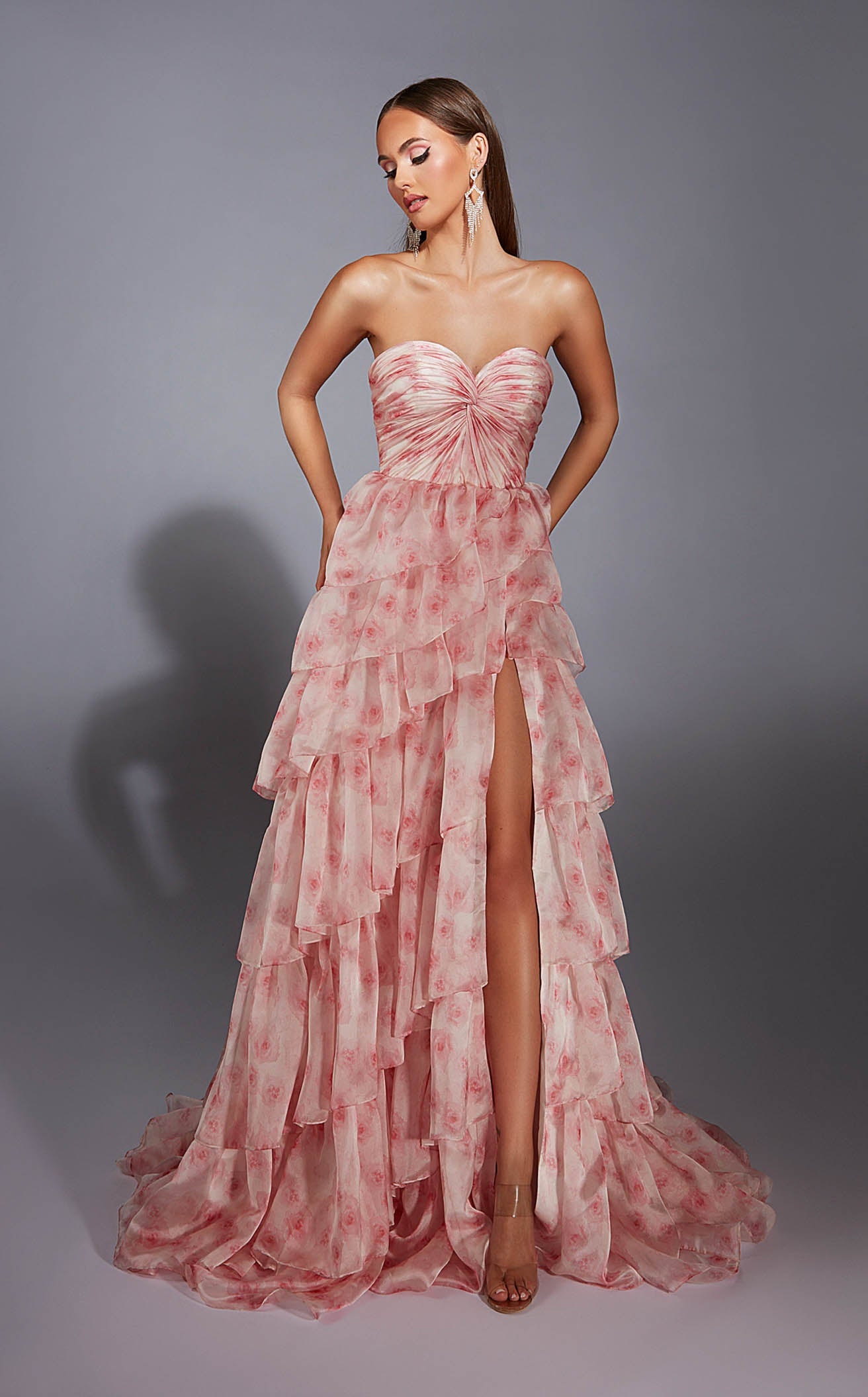 chinese dress ladies Aerie Couture 340 Prom Dress - Rose