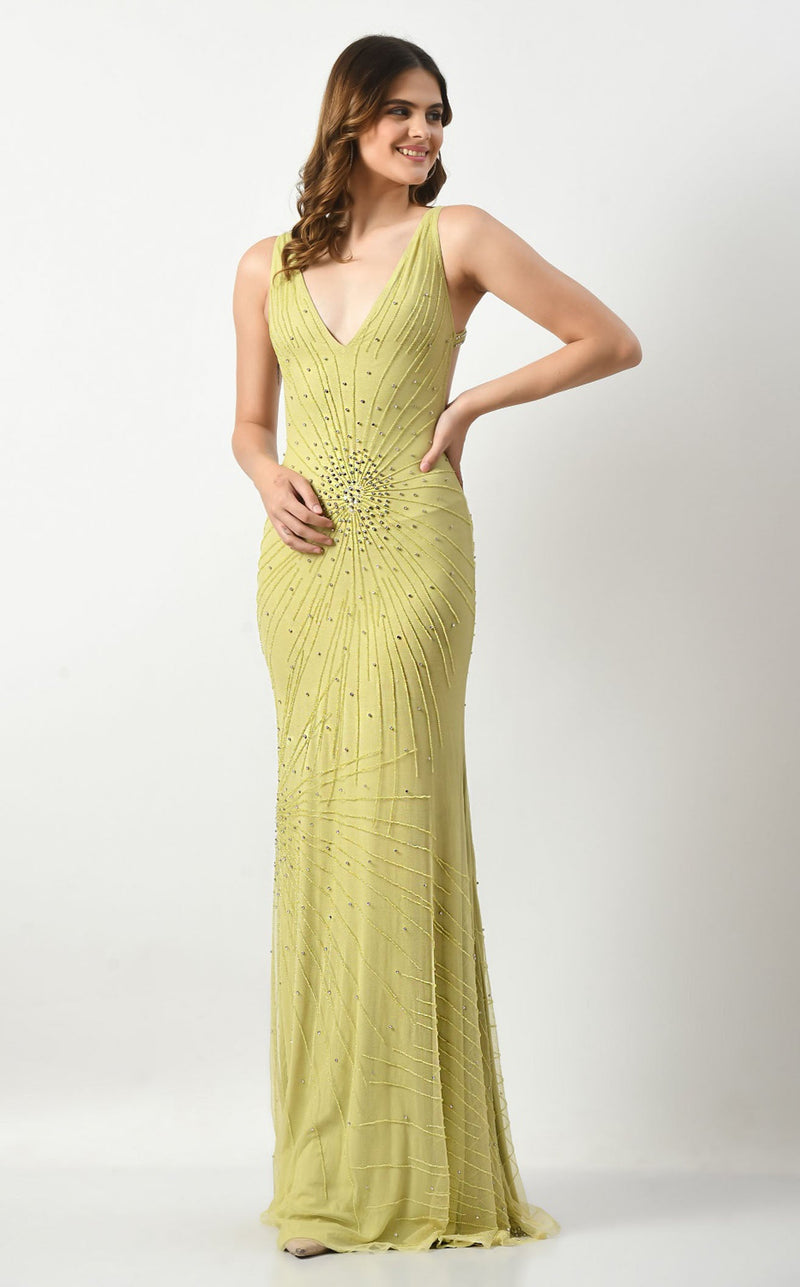 Couture Fashion by FG CF23240998 Yellow/Green