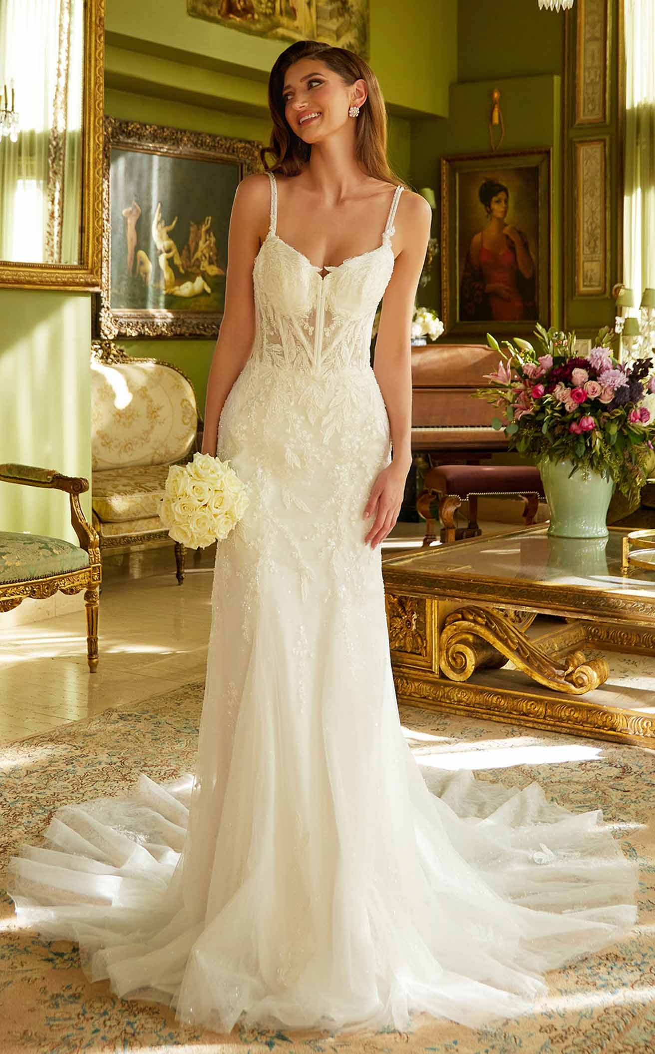 GLS by Gloria GL3531 Bridal Prom Dress - Off White