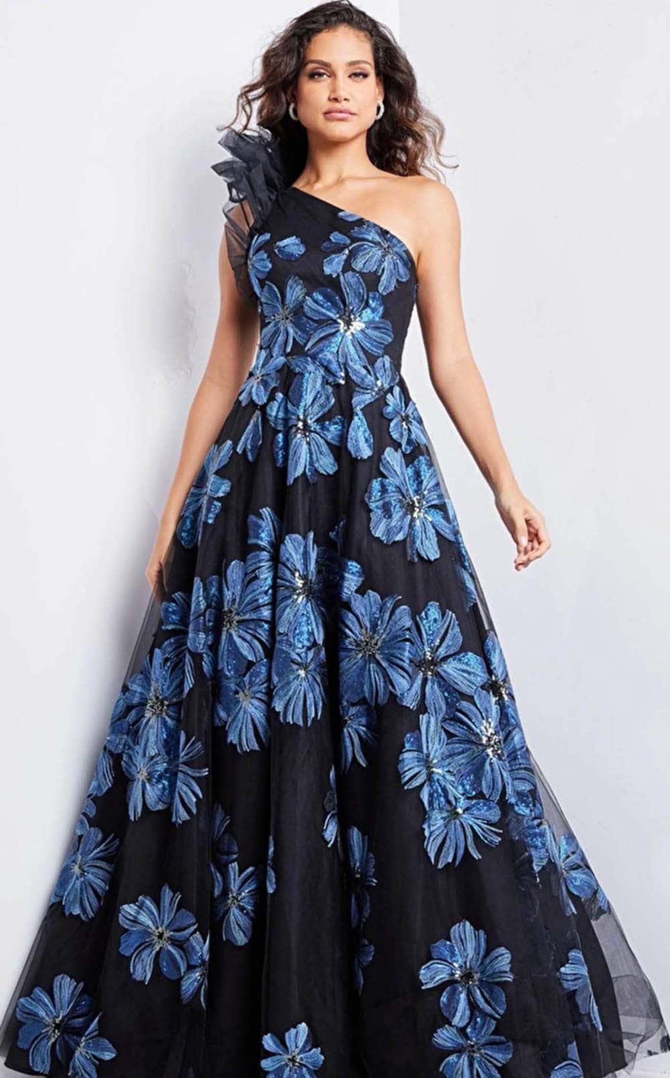 jovani navy blue mother of the bride dress 36717 A-Line Jersey Gold/Black 14 __bundle:modern-fit-jewel-neck-striped-flare-soft-knit-dress designed to captivate at Are you kidding me Waist Size:60″