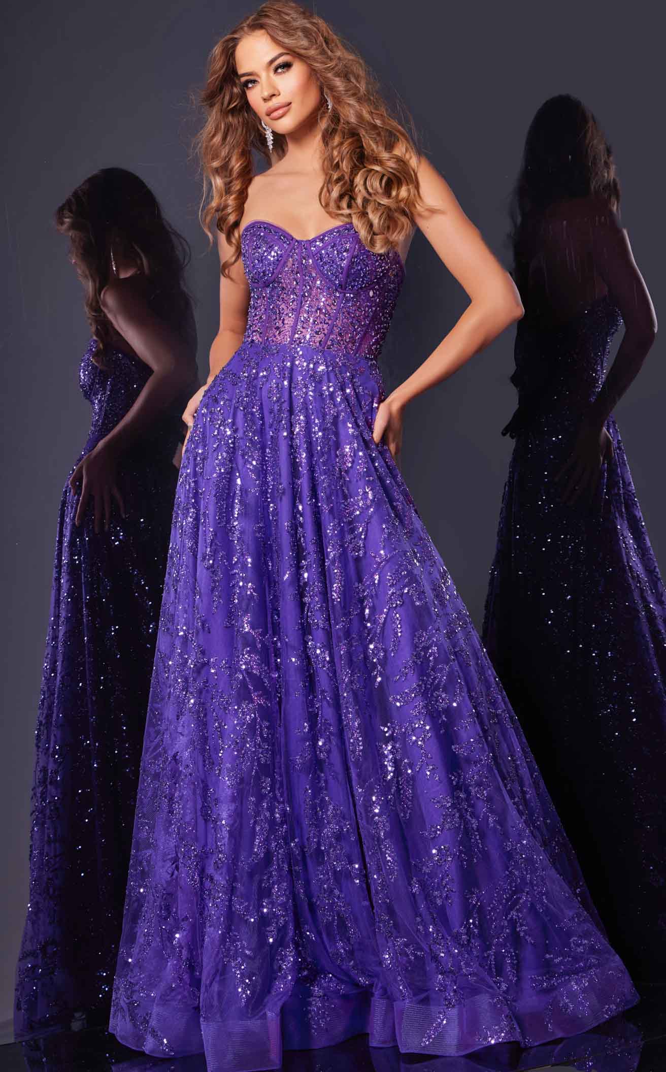 Jovani 37413 Prom Dress - Peacock | NewYorkDress