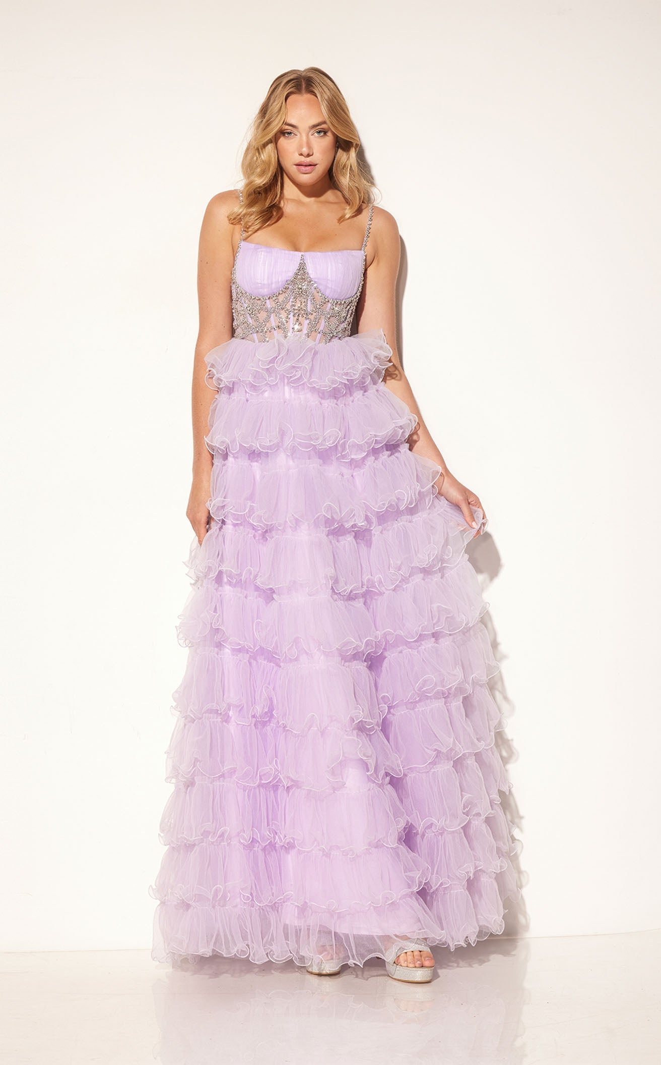 Lucci Lu 1400 Lilac Prom Dress