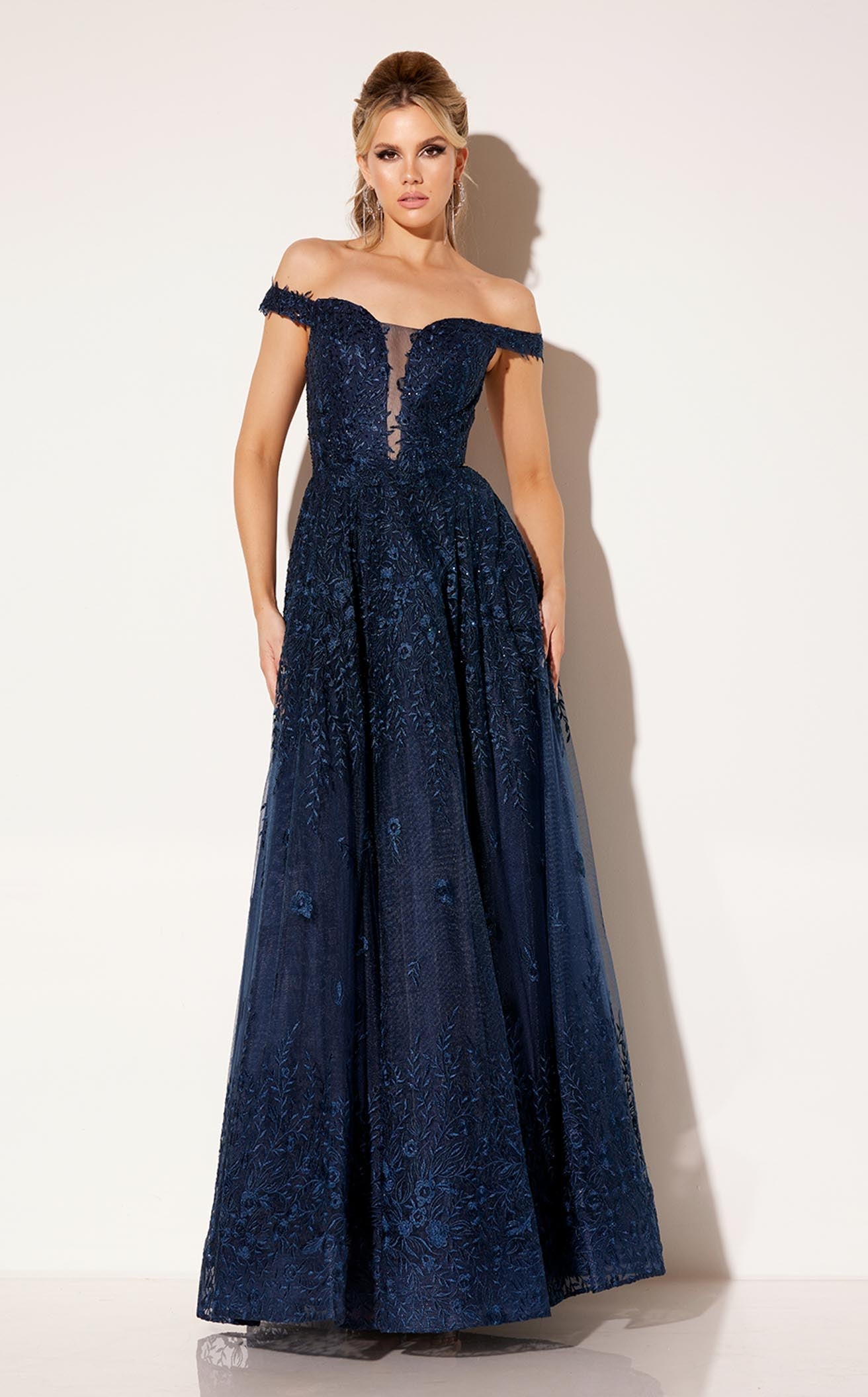 Lucci Lu 981044 Purple Sparkle Jersey Fitted Dress main image 0