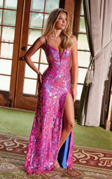 Nox Anabel D1574 Fuchsia/Silver