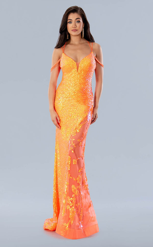 Stella Couture 24153 Orange