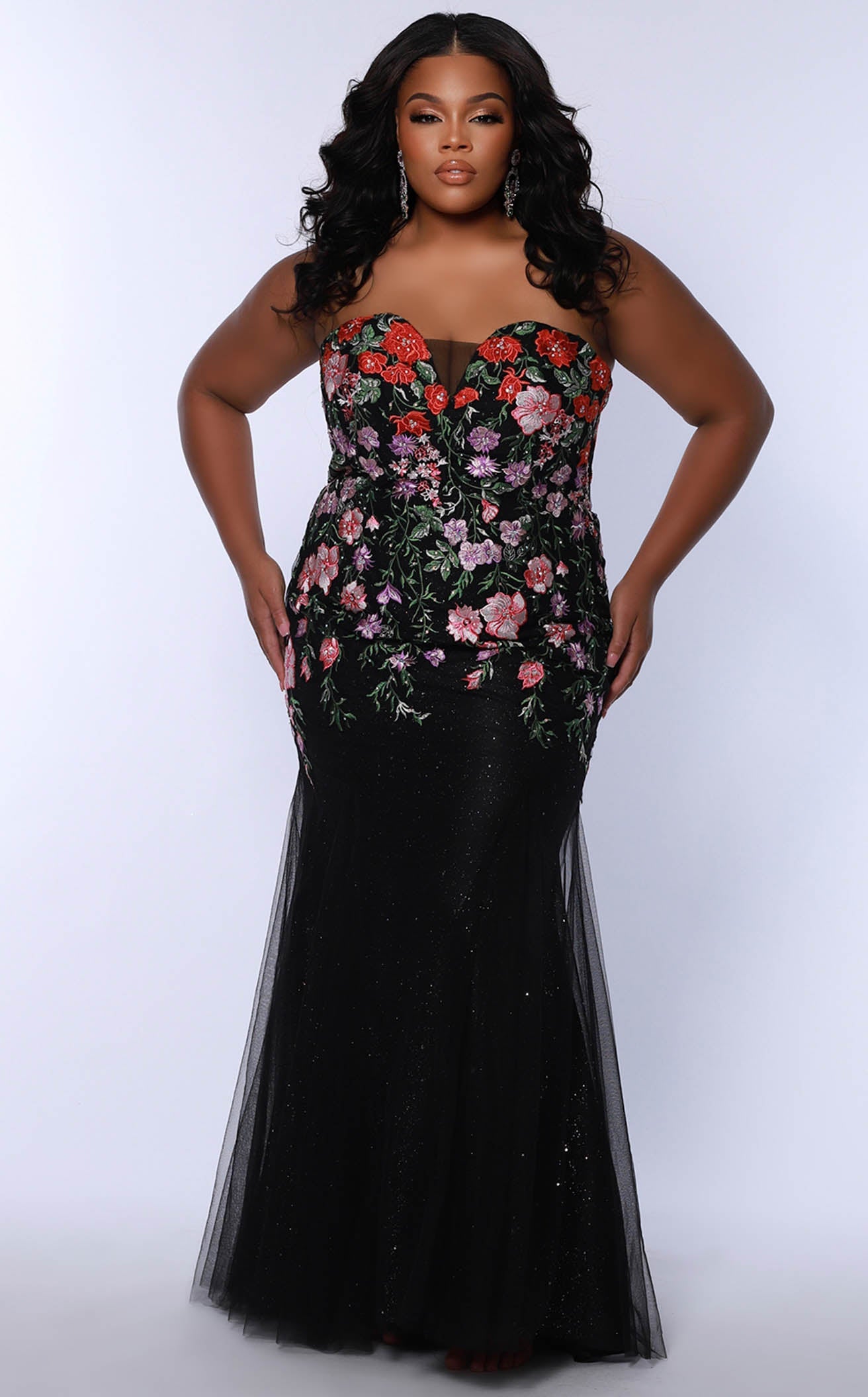 Sydneys Closet SC7408 Dress | NewYorkDress.com