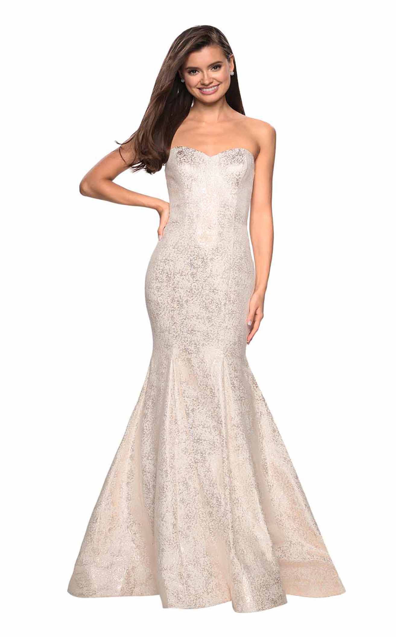 La Femme 27789 Prom Dress - Ivory/Gold | NewYorkDress La Femme 27789 Prom Dress - Ivory/Gold | NewYorkDress