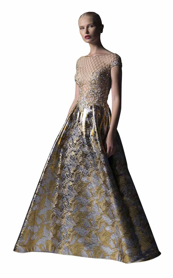 Edward Arsouni Couture SS0375 Gold/Silver