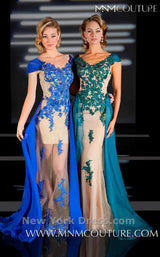 MNM Couture 0616 Nude/Blue