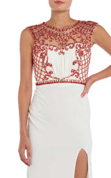 Alyce 6361 Ivory/Red