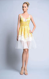 Beside Couture BC1130 Ivory/Yellow