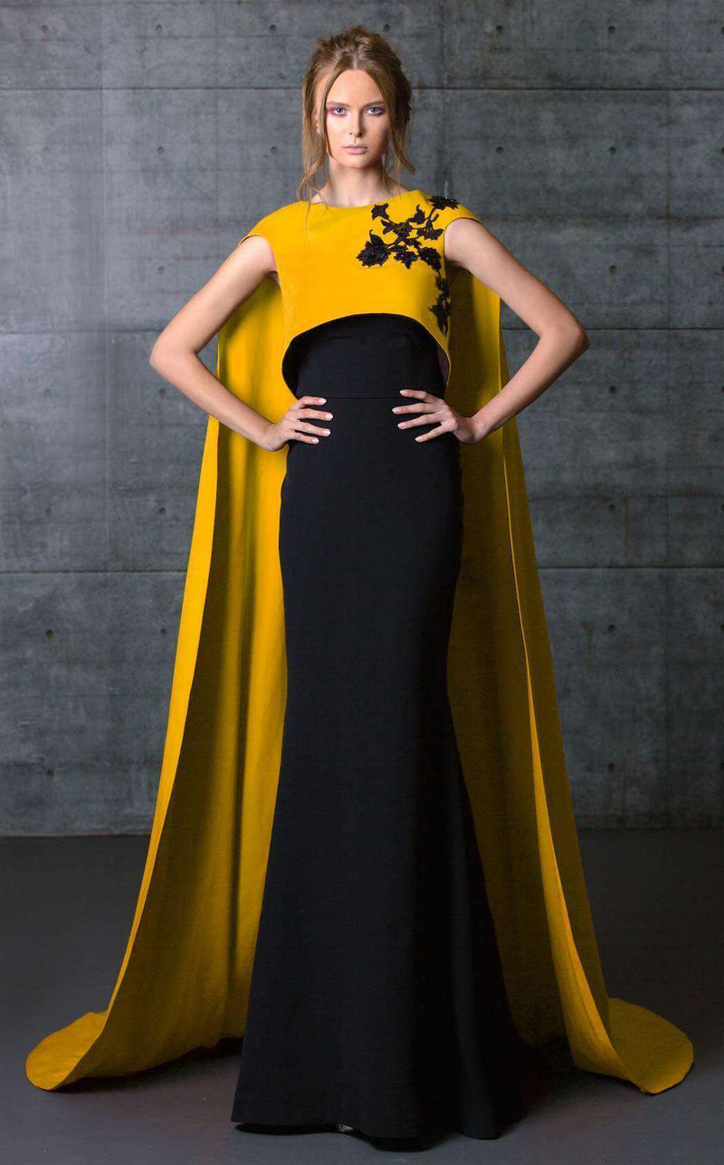 MNM Couture N0071 Black/Mustard