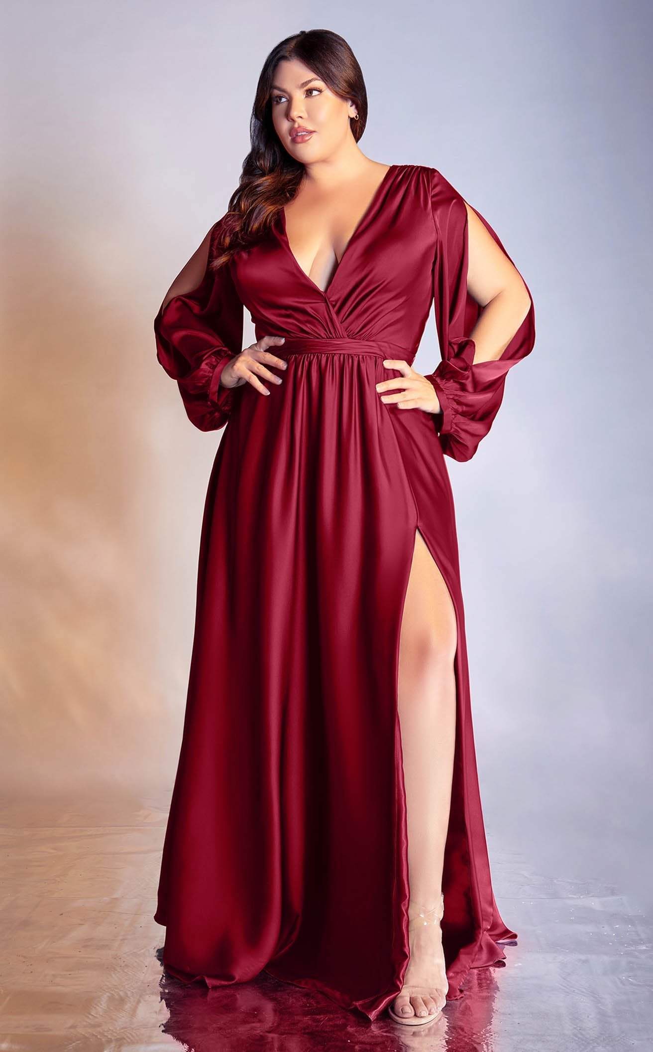 Rose Gold Cinderella Divine CH165C Plus Size Strapless Sexy Long Prom Dress  for $99.0, – The Dress Outlet