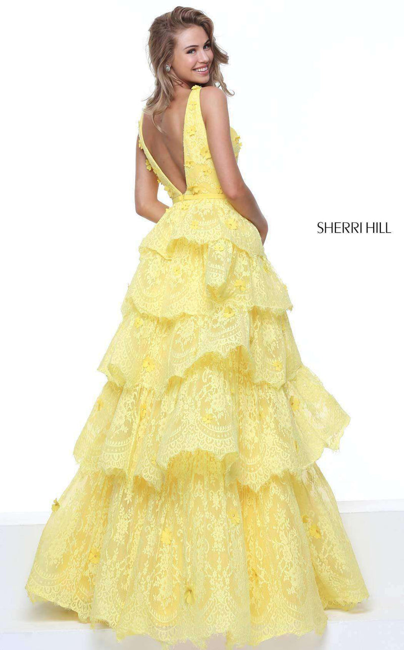Sherri Hill 50789 Yellow