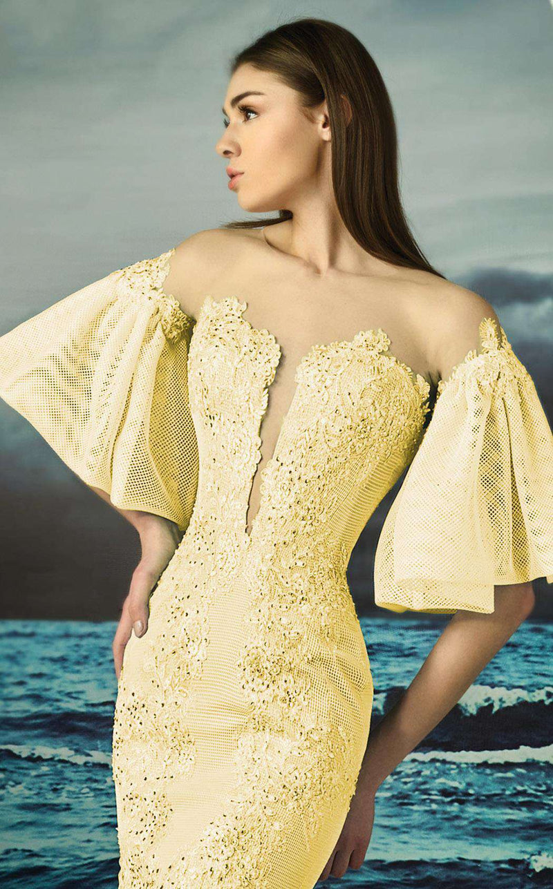MNM Couture G0795 Yellow