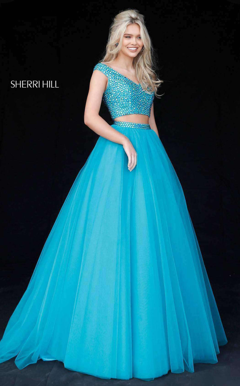 Sherri Hill 51375 Turquoise