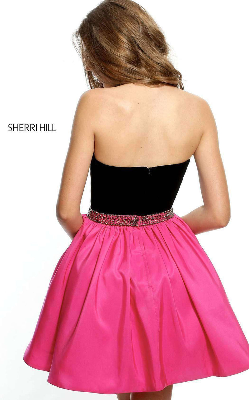 Sherri Hill 51510 Black/Fuchsia