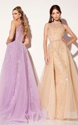 Lucci Lu C8034 Gold and Lilac