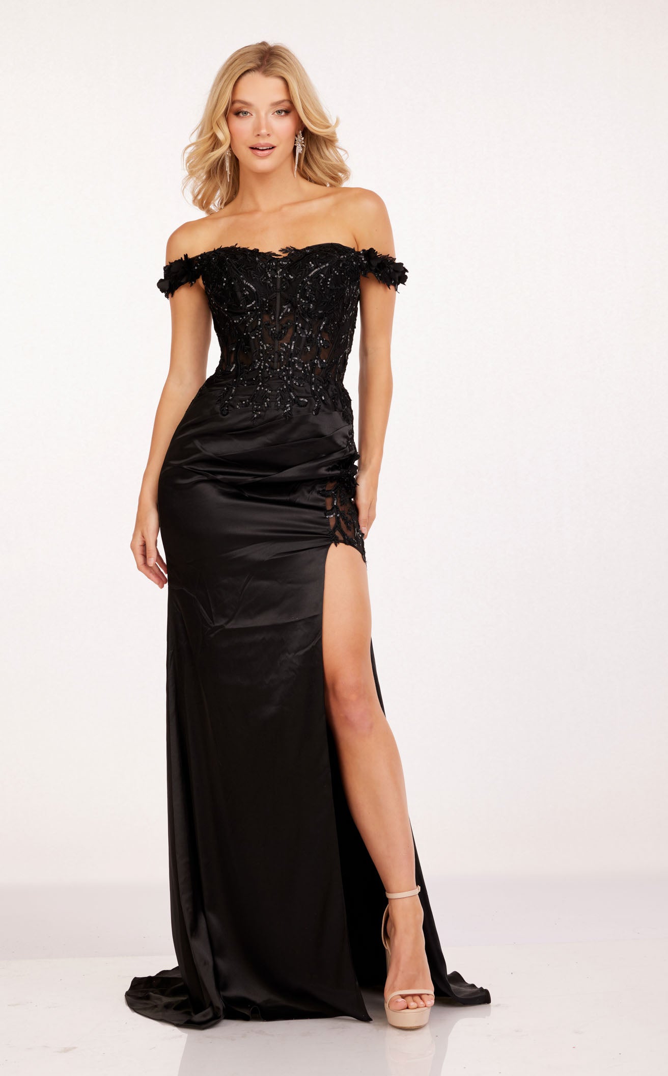 Cecilia Sparkling Dress Black