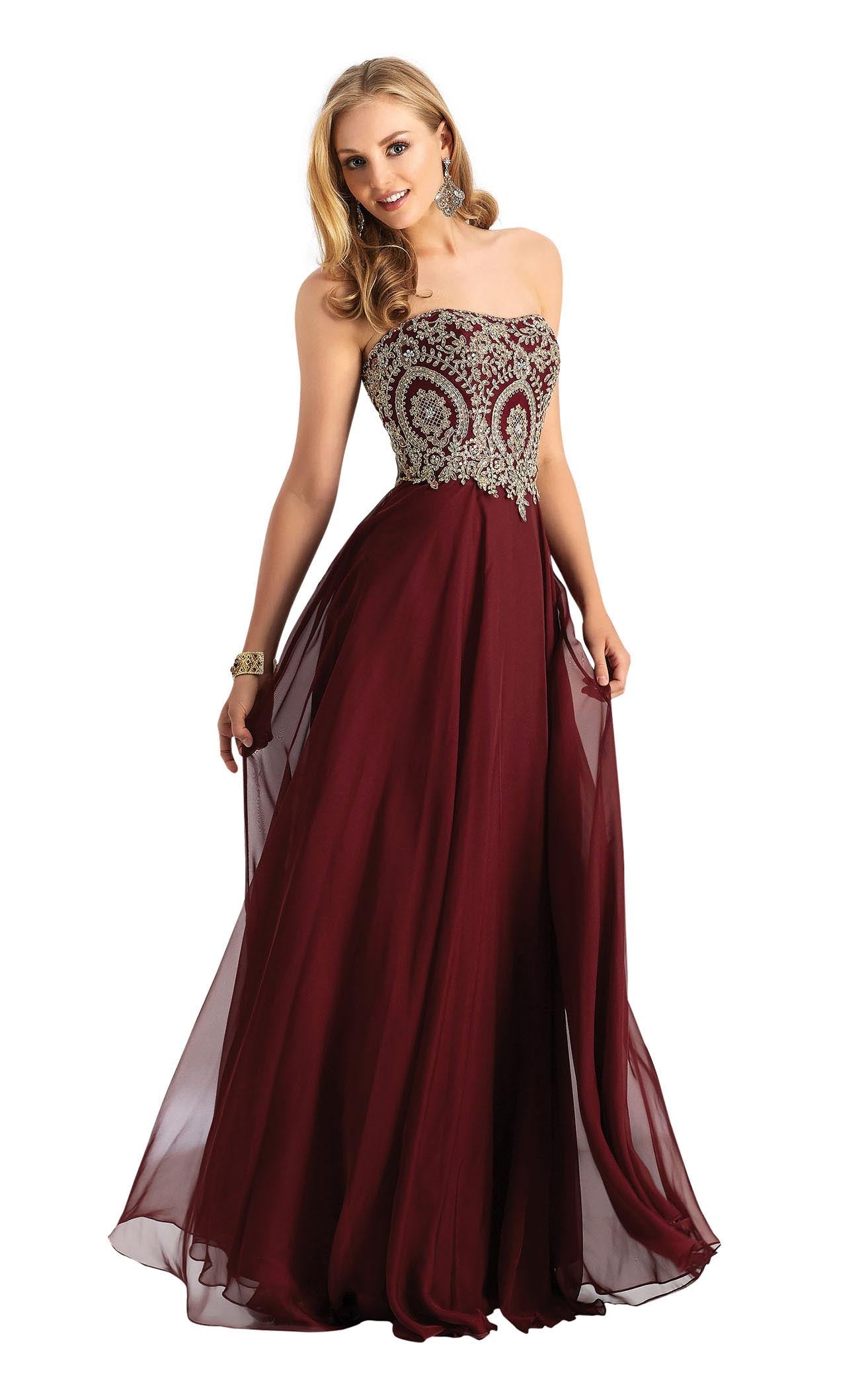 Clarisse 3000 Prom Dress - Flamingo