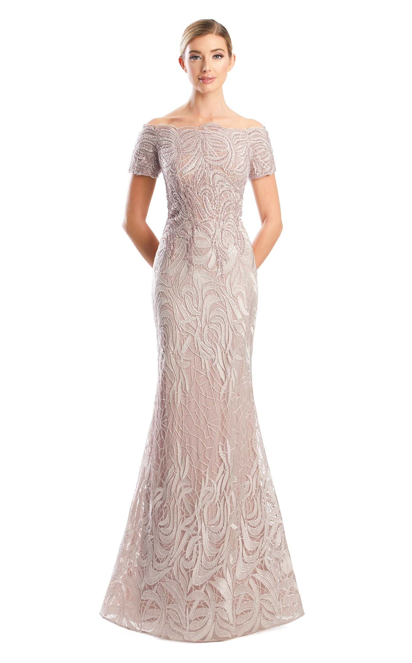 Alexander by Daymor 1765S23 Prom Dress - Biscotti
