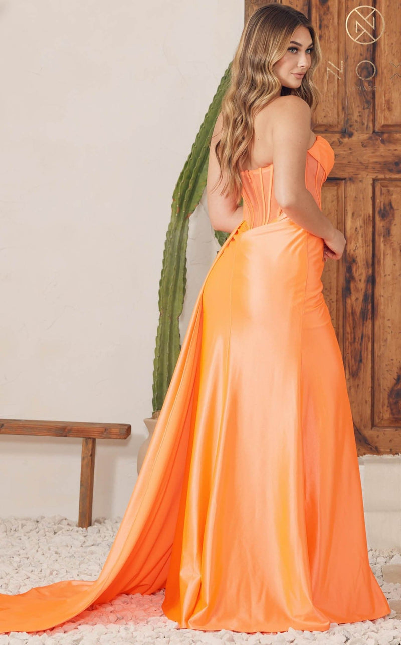 Nox Anabel E1237 Dress Neon Orange