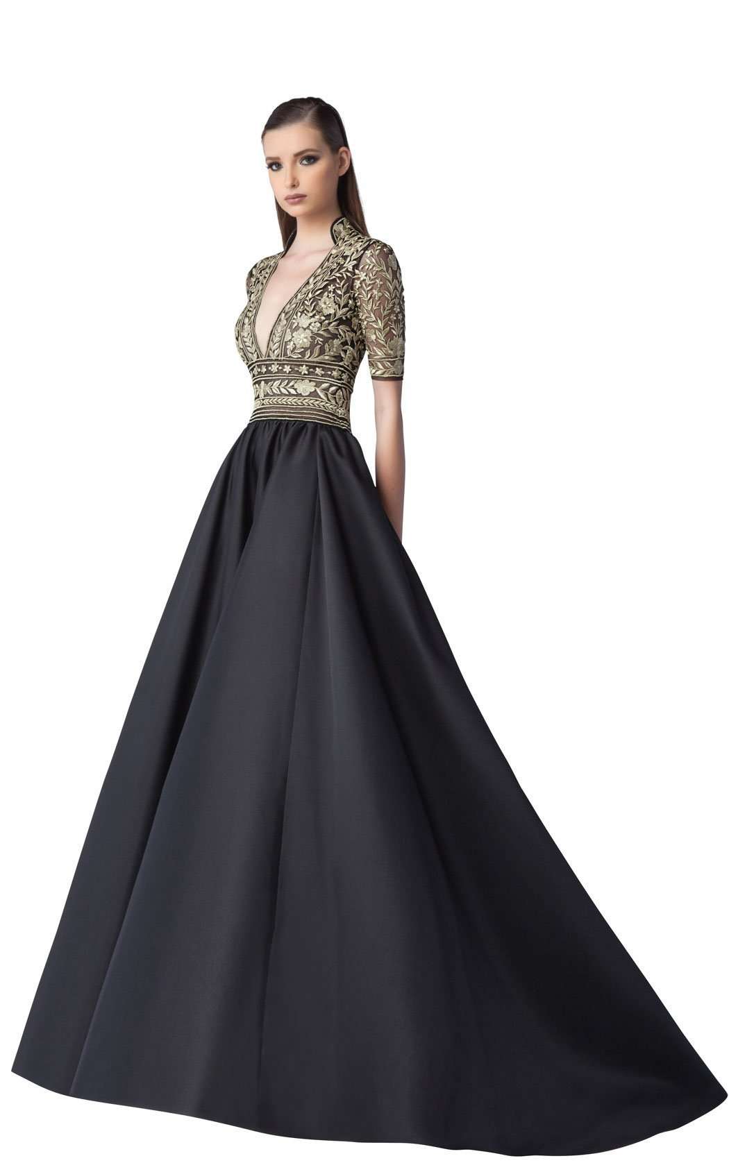Edward Arsouni Couture 0239 Prom Dress - Black