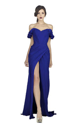 MNM Couture G0665 Royal Blue