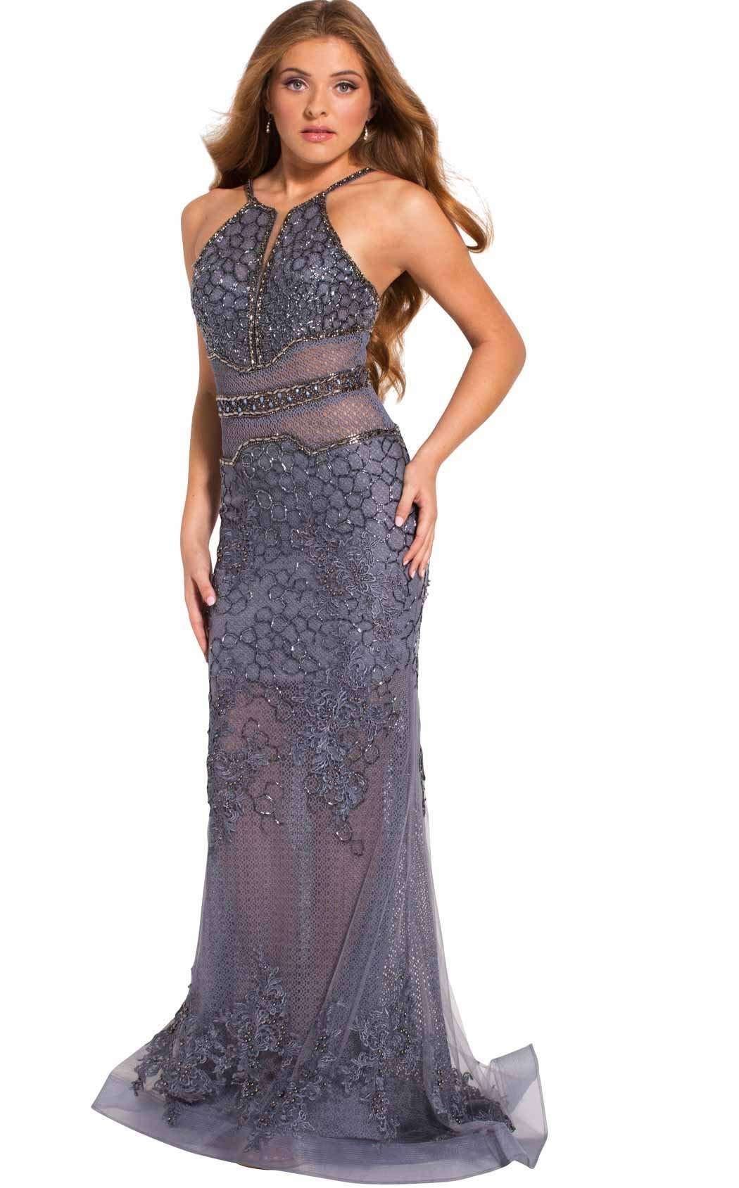 Jovani 53397BG Prom Dress - Charcoal