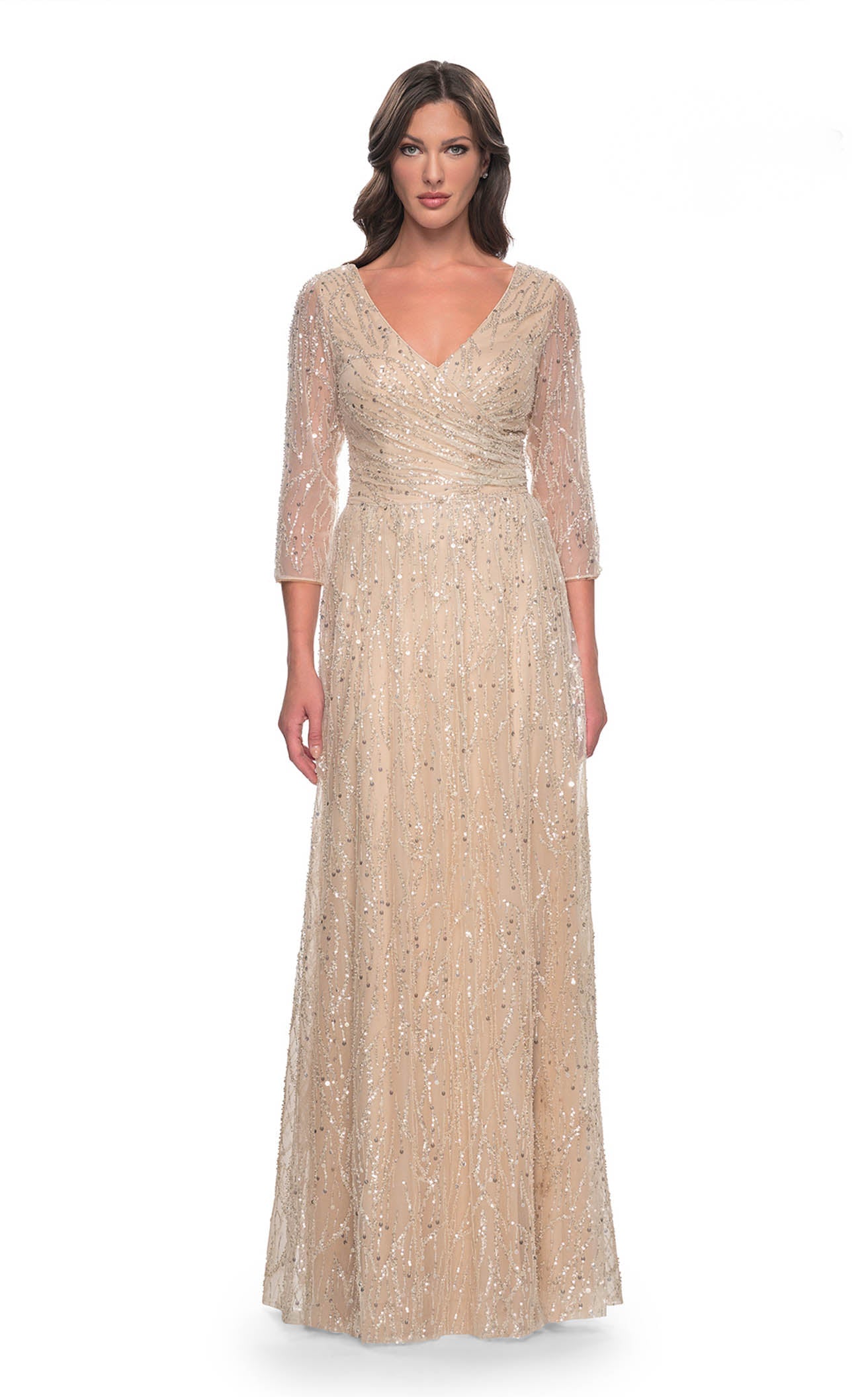 La Femme 30911 Prom Dress - Champagne | NewYorkDress La Femme 30911 Prom Dress - Champagne | NewYorkDress