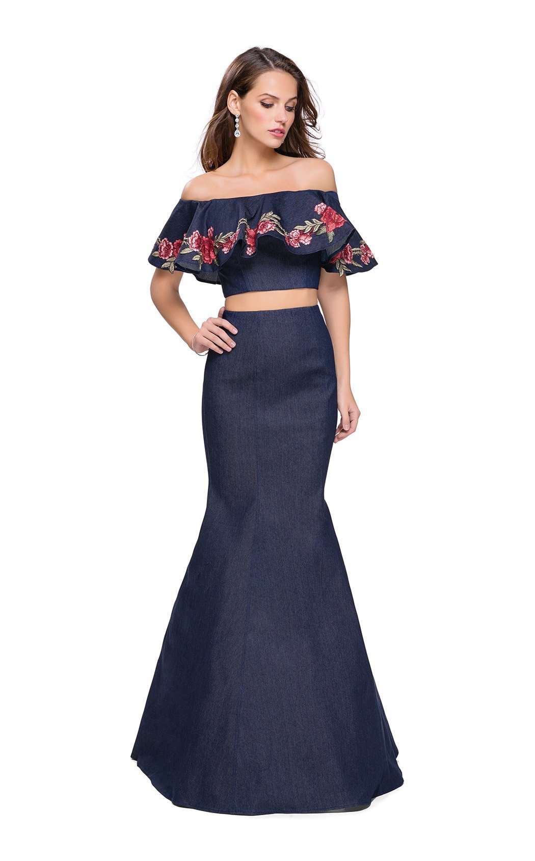 la femme two piece prom dress Juliana Boutique Lafemme|Shimmer Boutique La Femme 23976 Prom Dresses  Dallas-Formal Dresses Dallas|Shimmer Boutique