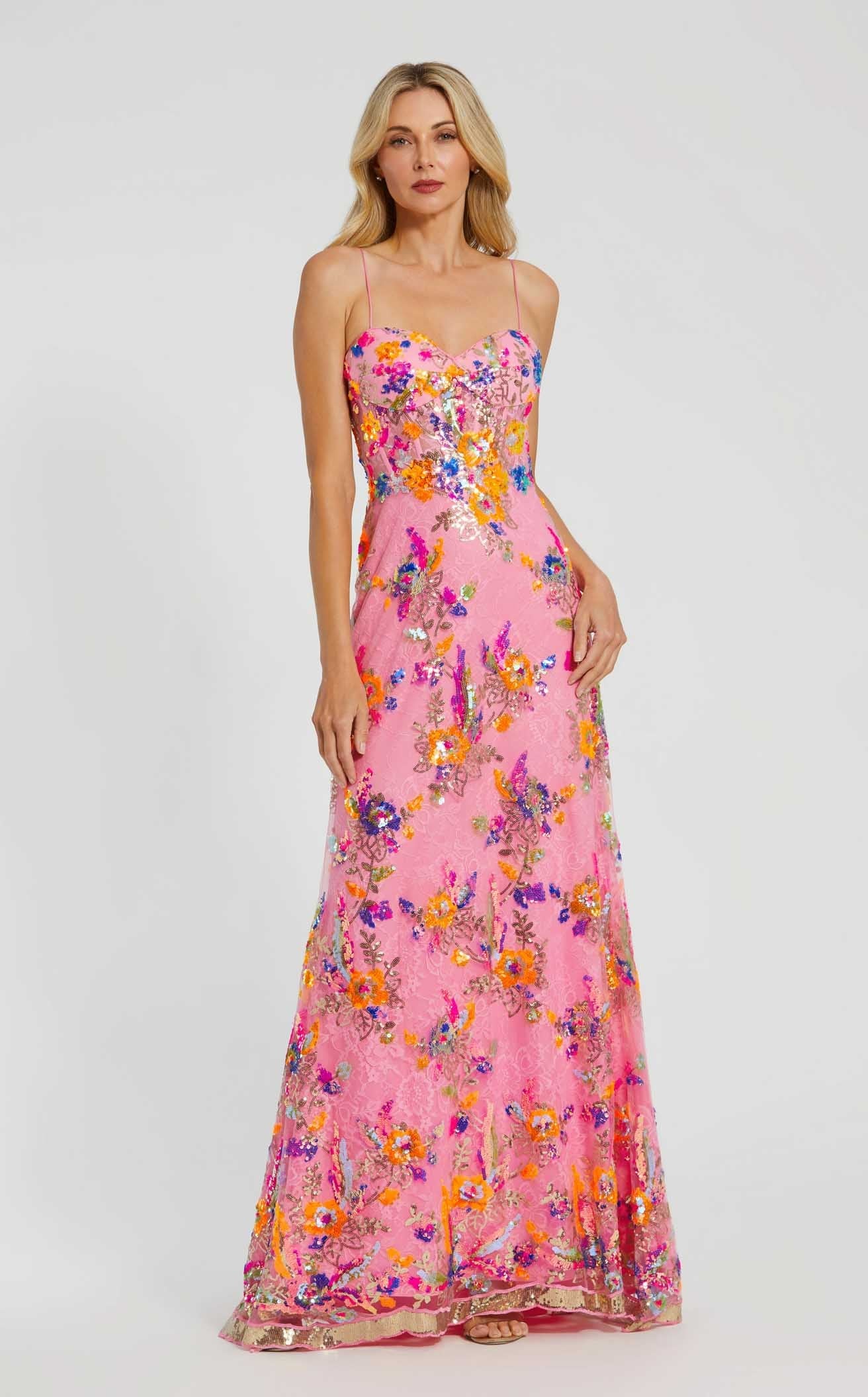 Mac Duggal ワンショルダー ラッフル ミディ ドレス Mac Duggal 68512 One Shoulder Beaded Lace Dress