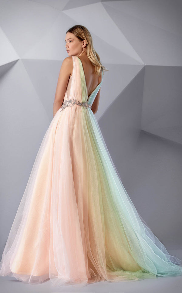 Modessa Couture M20233 Rainbow