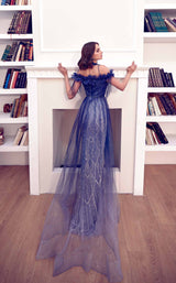 Modessa Couture M22404 Ash-Blue