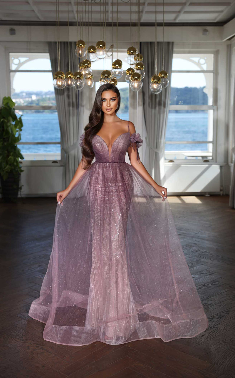 Modessa Couture M22404 Purple