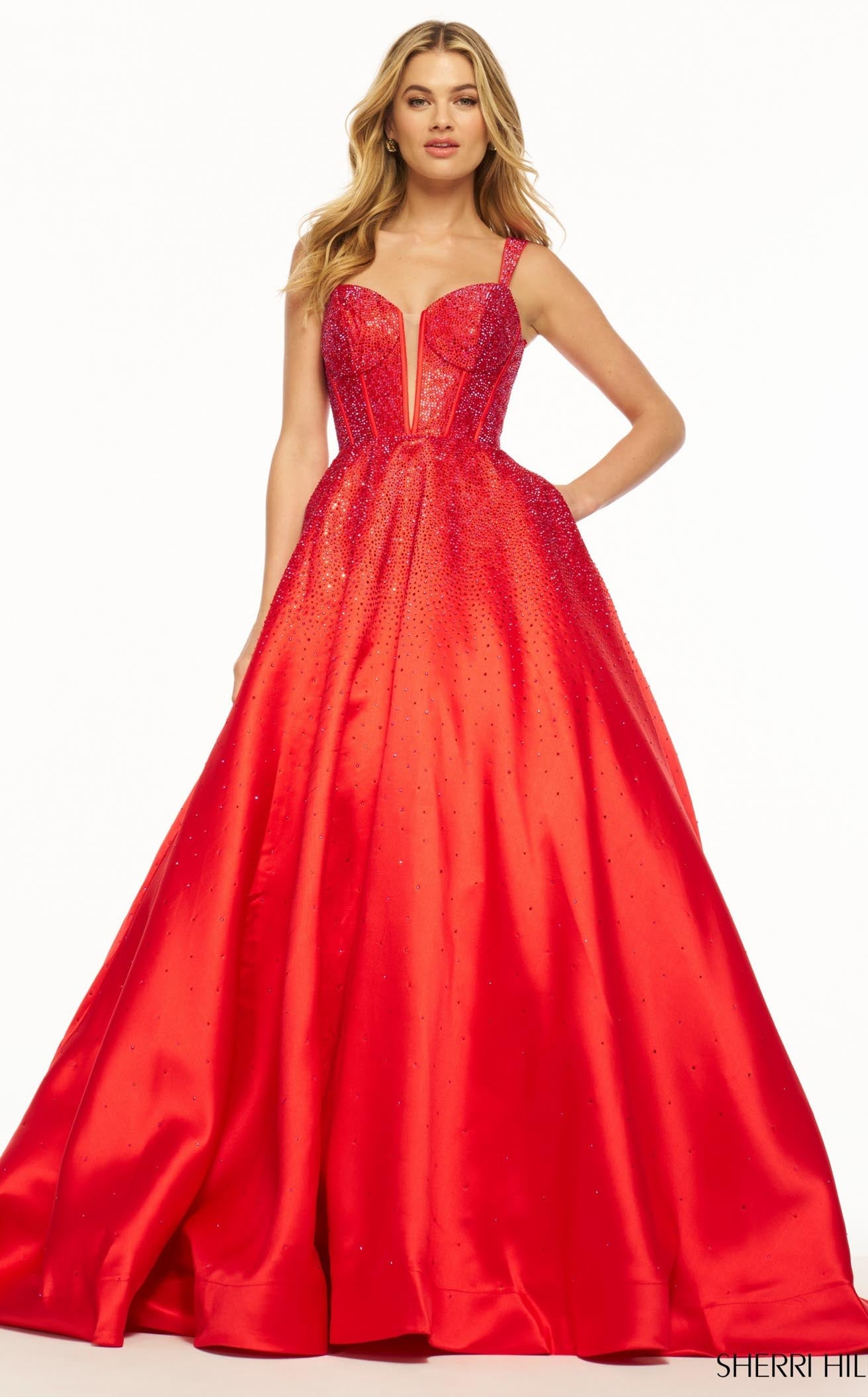 Women s Peacock Sherri Hill 56106 Dress NewYorkDress