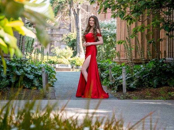 cocktail dress hot pink Women's The Genevieve Hot Pink Jacquard Strapless Midi Dress | Size: M