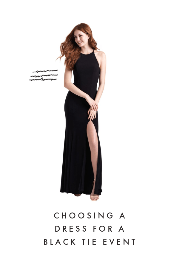 Choosing a Dress for a Black Tie Event