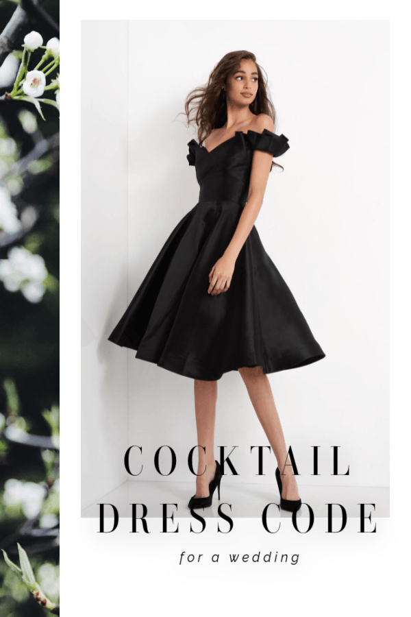 Cocktail Dress Code for a Wedding