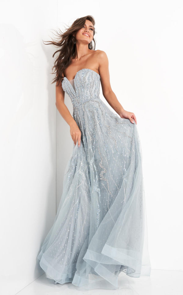 Jovani 04633BG Blue