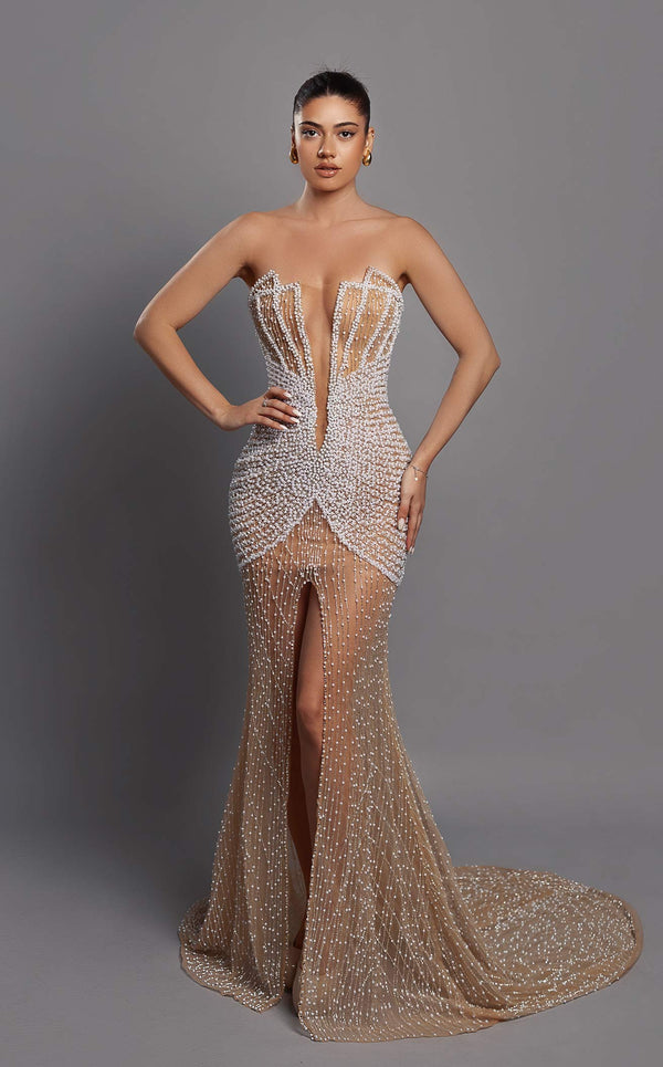 Buy Champagne Gold Luxury Evening Gown, Winter Formal Prom Dress, African  Lace Wedding Dress, Corset Mermaid Dress, Wedding Reception Dress Online in  India - Etsy