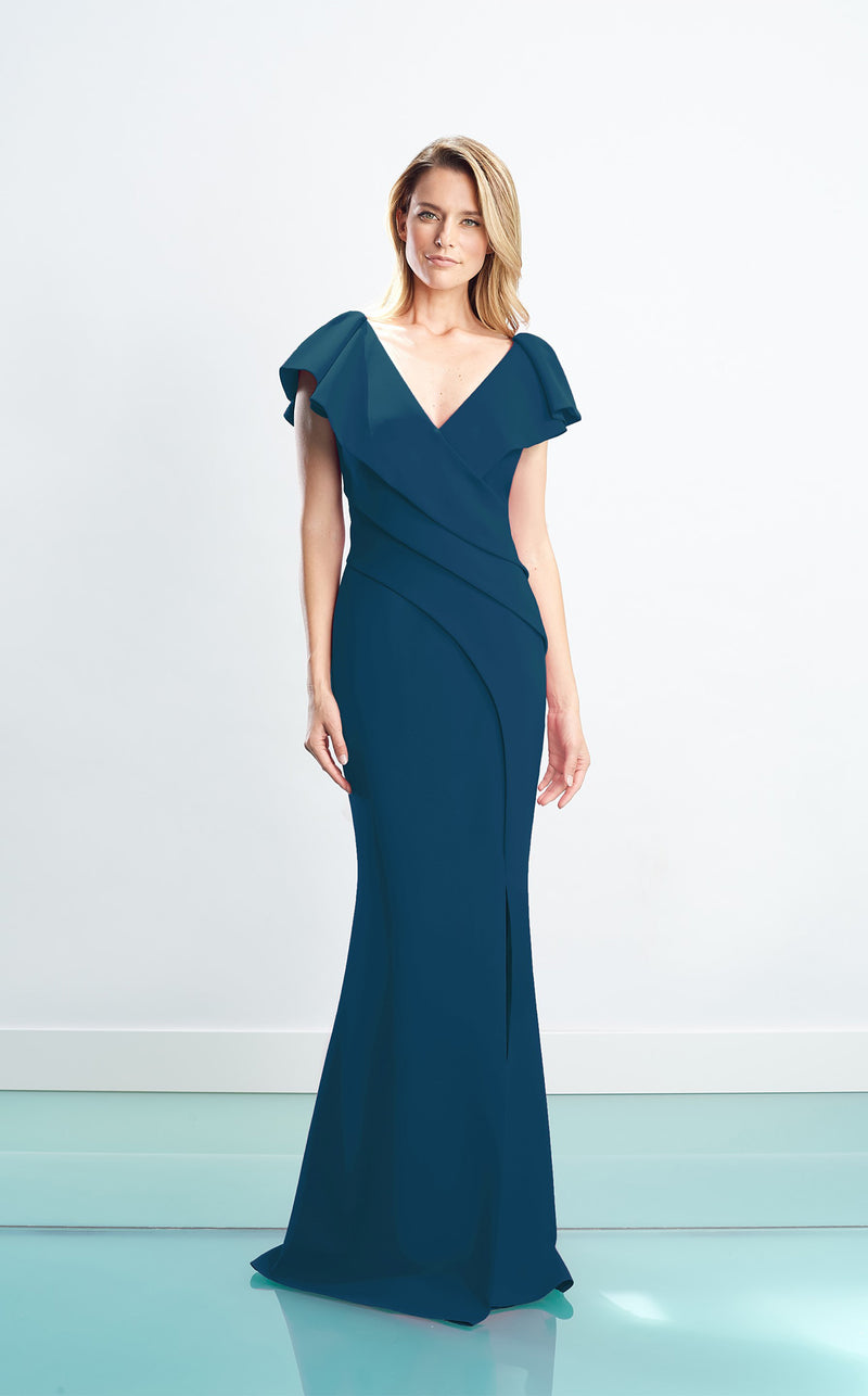 a new day dress Alexander by Daymor 1456 Women's Formal Evening & Wedding Guest Dress - Indigo