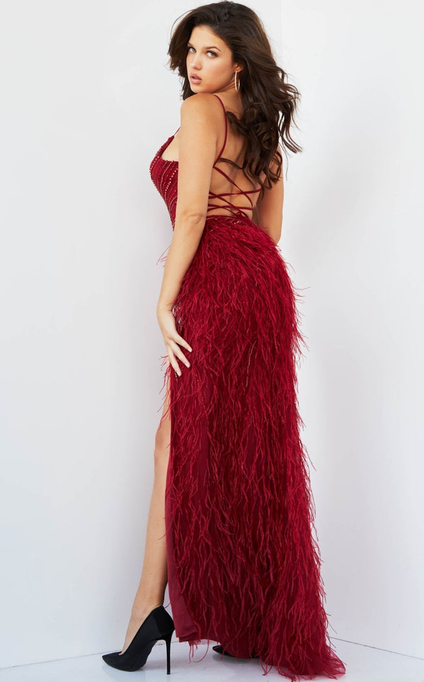 Jovani 08060BG Burgundy