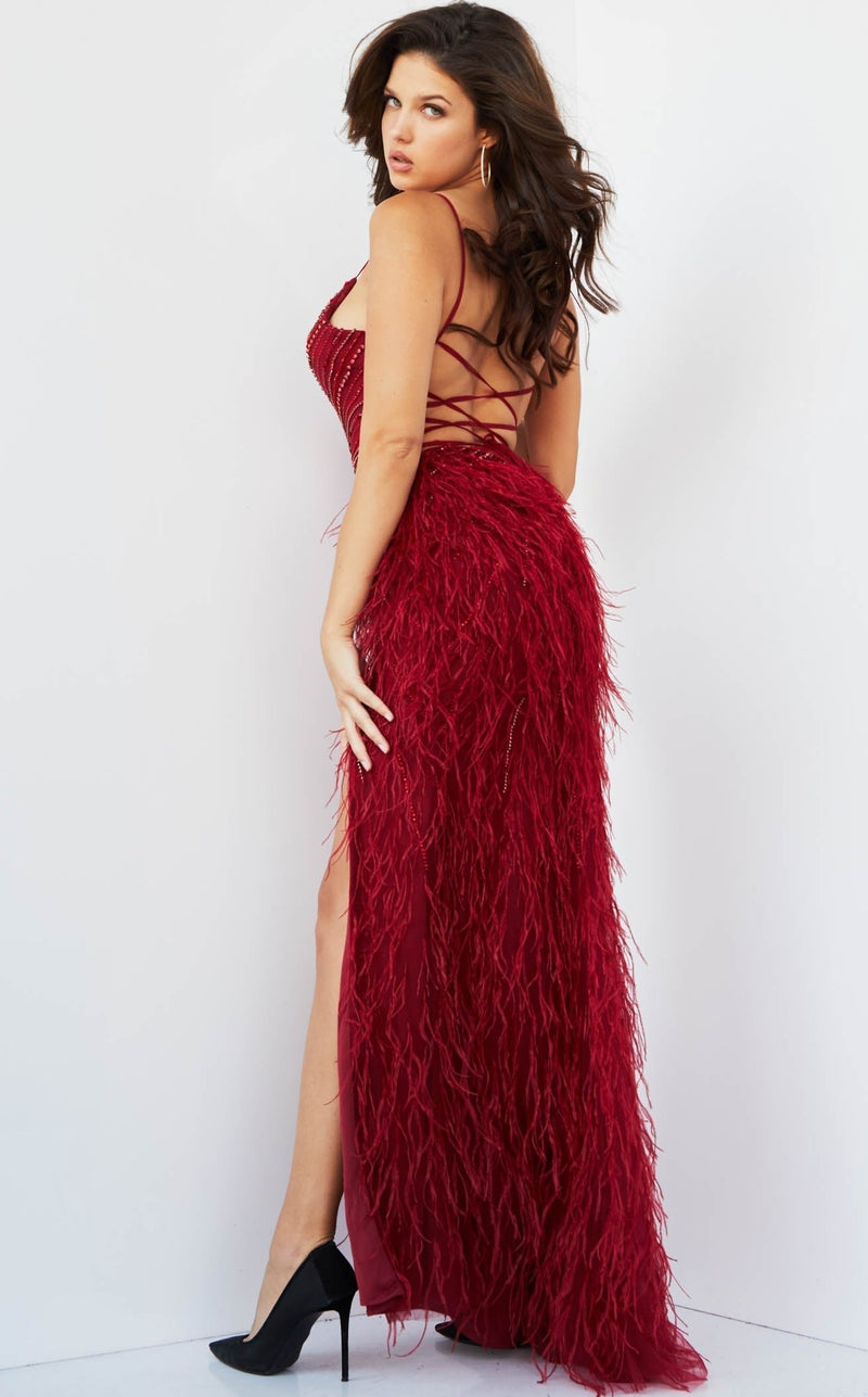 Jovani 08060BG Burgundy