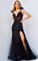 Jovani 22540BG Black/Black