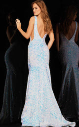 Jovani 23386 Dress Iridescent-White
