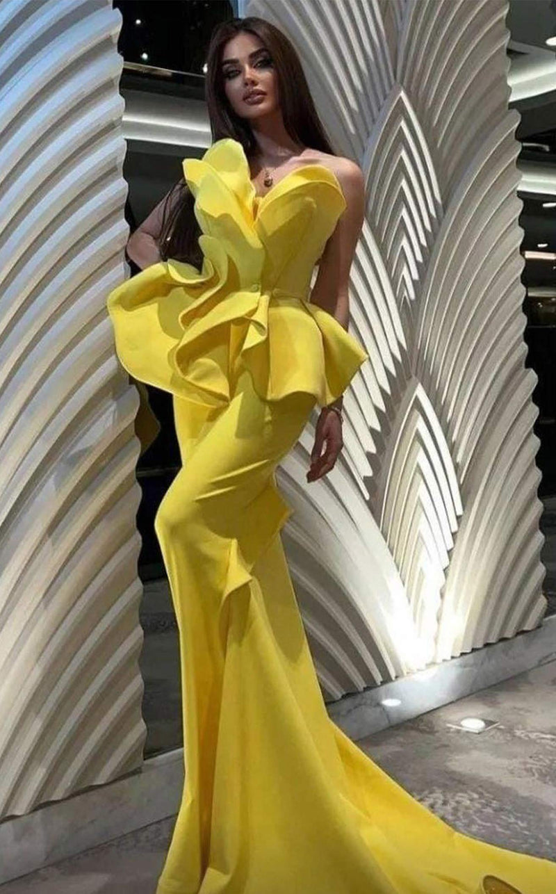 MNM Couture 2647 Yellow