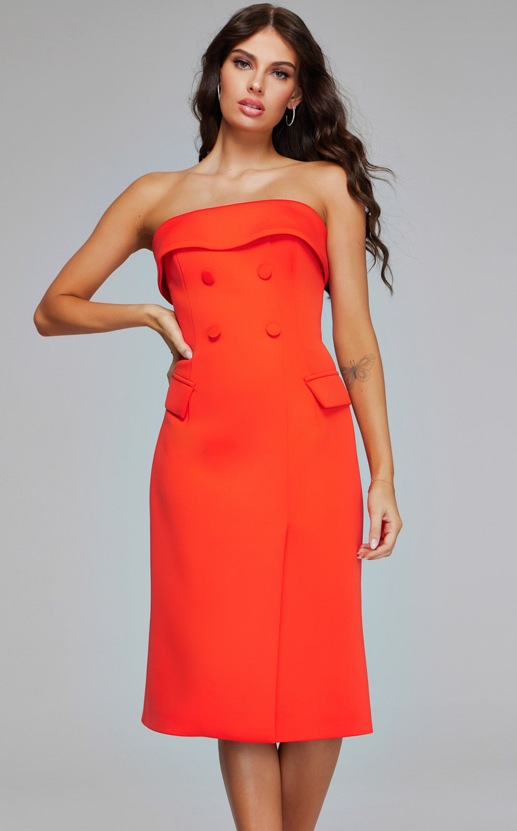 Jovani 39743 Orange